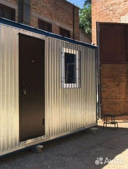 Бытовка строительная 6х2,4 метра, бк-01 - (двп)