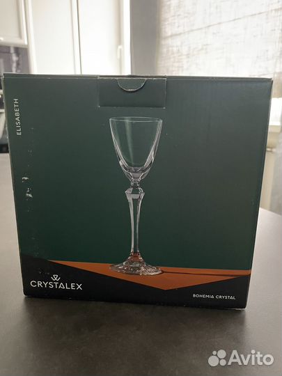 Рюмки Bohemia 6 шт 70 мл новые в коробке