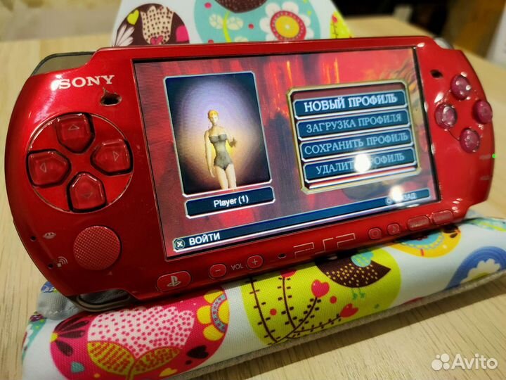 Sony PSP3008 Red128GB Реальные игр