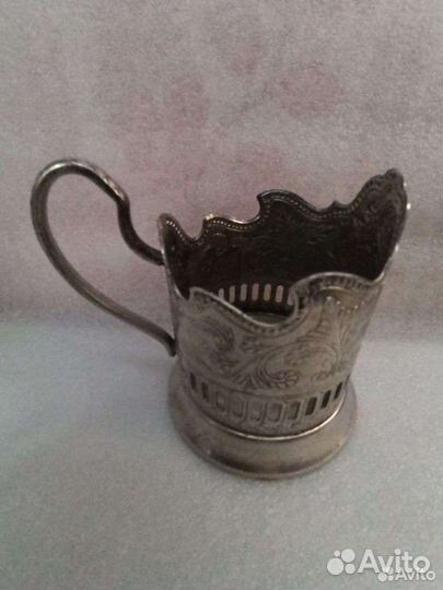 Подстаканник пальма СССР с родным стаканом