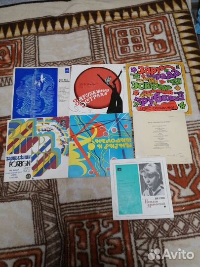 Виниловые пластинки разные