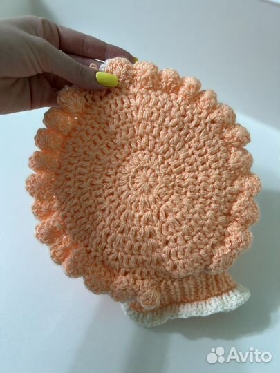 Шапка зимняя для девочки на 1-1,5 года