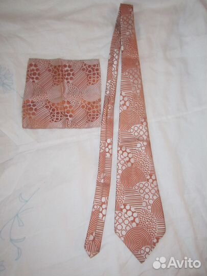 Галстук мужской. Винтаж. 1970г. гдр
