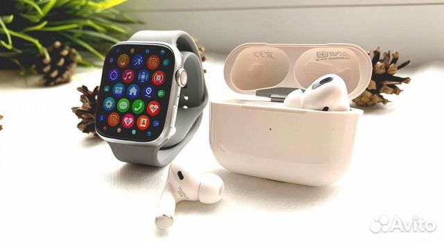 AirPods + Часы Apple Watch 7 Набор 2 в 1