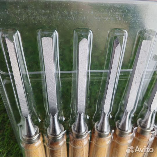 Набор фигурных стамесок по дереву 12шт