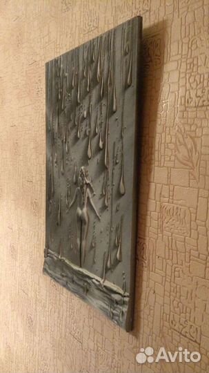 Картина барельеф плачь по любимой