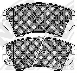 Колодки торм.пер