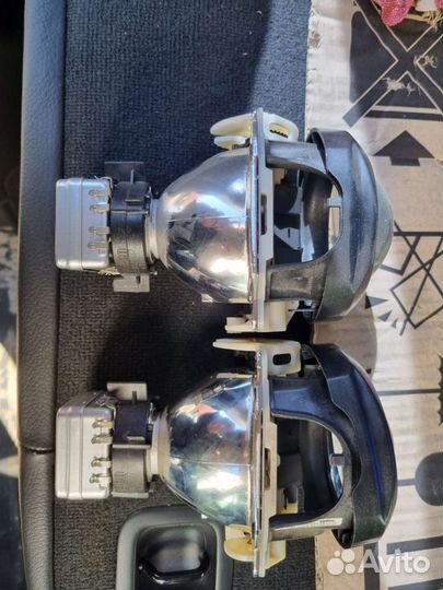 Биксеноновые линзы audi Q7 рестайлинг