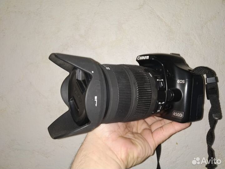 Canon EOS 450D + Sigma AF 18-200mm + вспышка Sigma