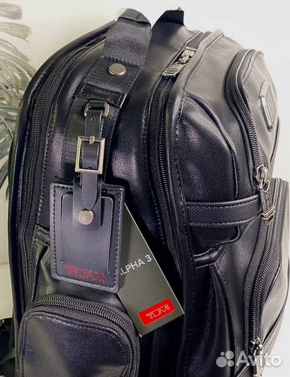 Рюкзак Tumi Leather Laptop Brief Pack 15