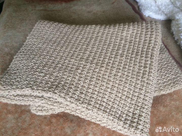 Вязаный плед