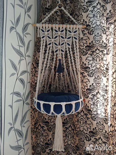 Макраме гамак лежанка для кошки