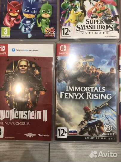 Игры для nintendo switch катриджи
