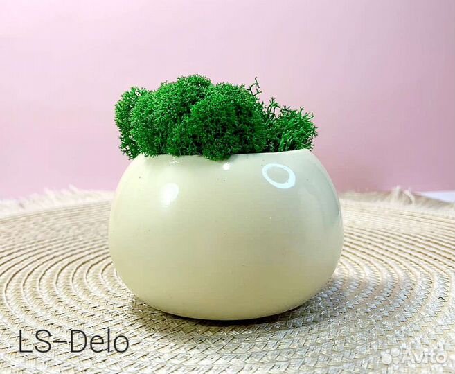 Силиконовая фoрма молд Кашпо Органайзер Сфера гипс