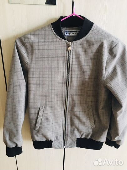 Школьная форма серая клетка 146-152