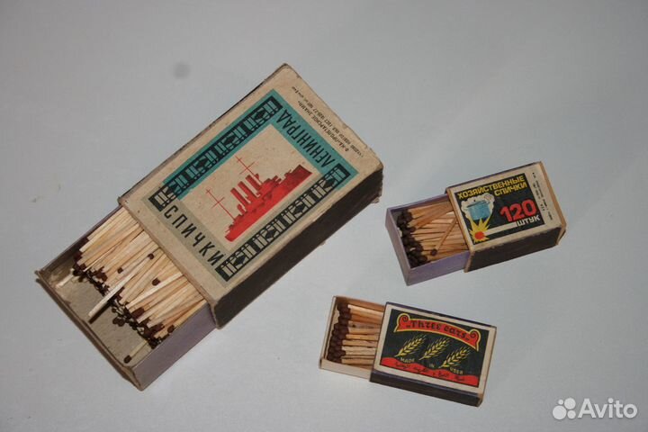 Спички СССР набором