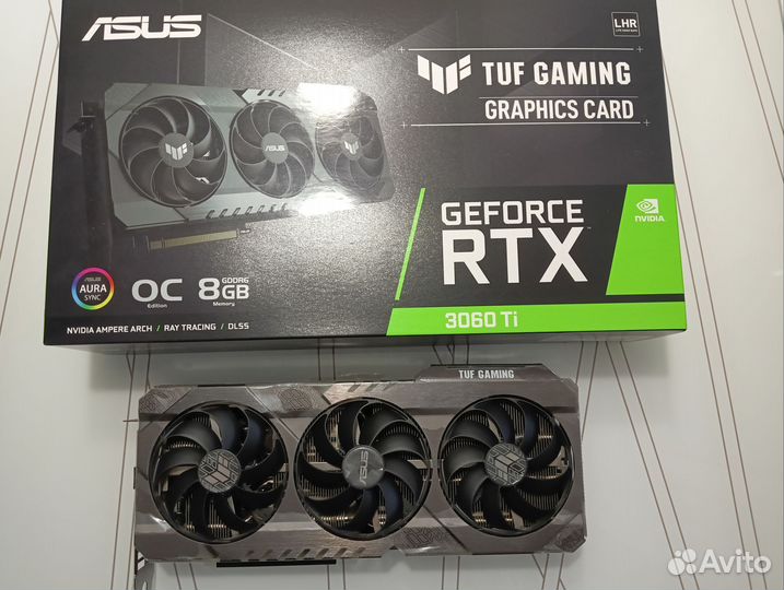 Видеокарта Asus tuf gaming 3060 Ti