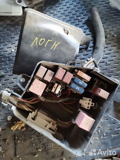 Рено логан блок предохранителей