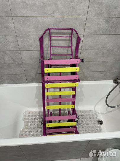 Двойные санки с колесами