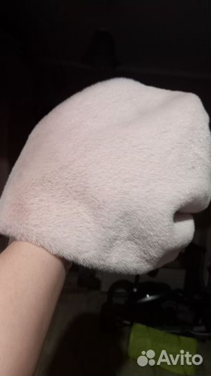 Шапка женская из экомеха