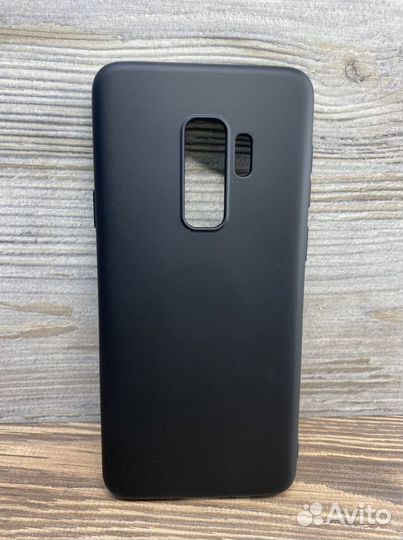 Чехол силиконовый Samsung S9plus черный