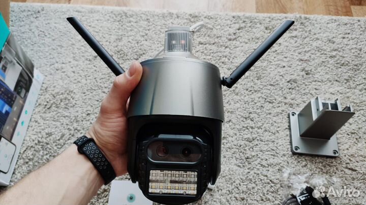 Камера видеонаблюдения уличная поворотная wifi 4G