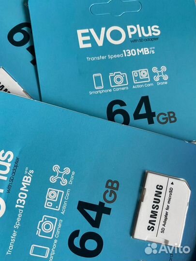 64Gb Micro SD Samsung EVO Plus