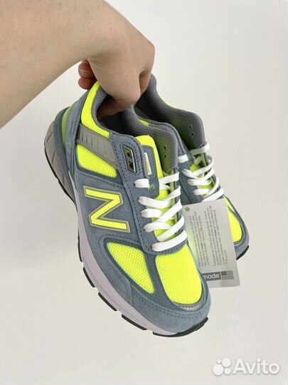 New Balance 990v5 Grey Hi Lite кроссовки