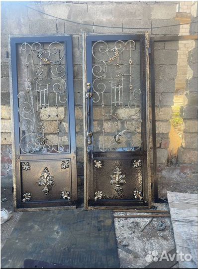 Ворота художественная ковка