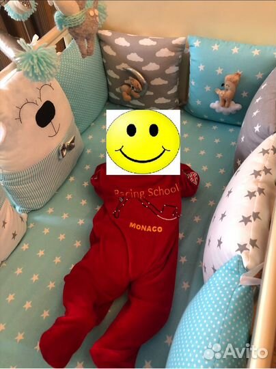 Бортики для детской кроватки