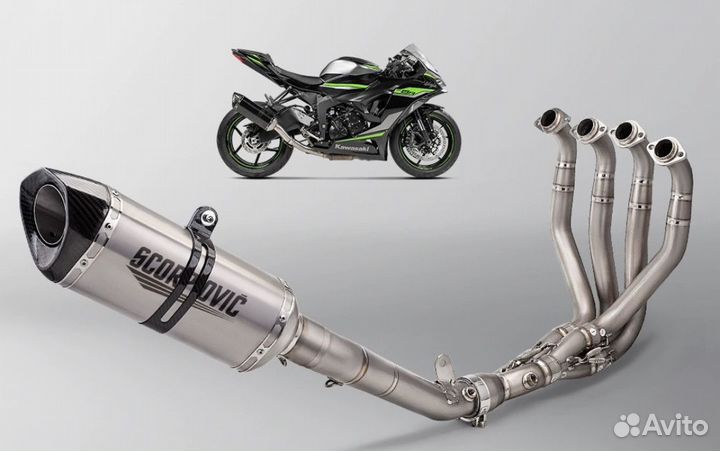 Выпускная система Kawasaki ZX-6R (09-21)