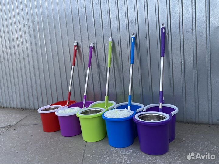 Швабра с ведром и отжимом