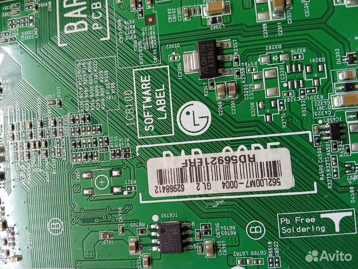 Основная плата EAX66207202(1.2) телевизора LG