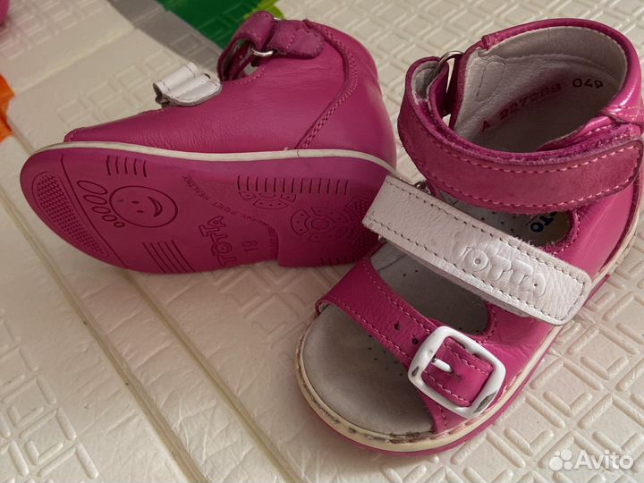 Сандали для девочки 19 размер