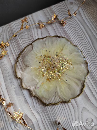 Подстаканник из эпоксидной смолы