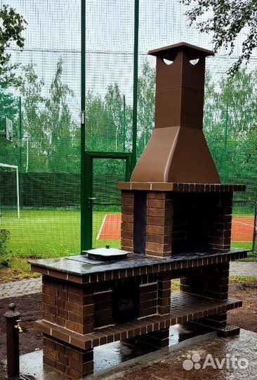 Мангал из кирпича