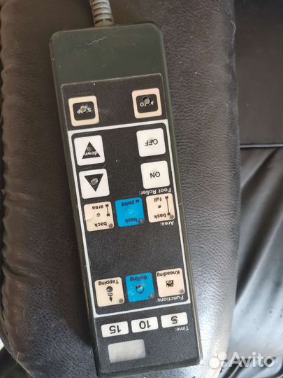 Кожанное кресло массажное