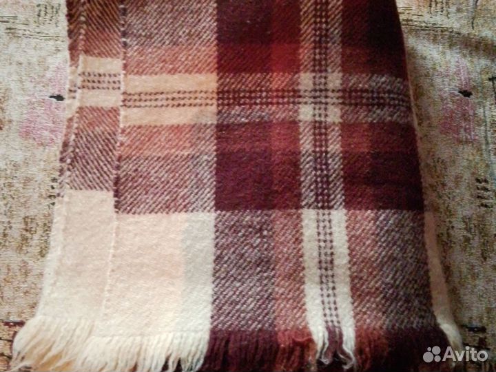 Плед шерстяной