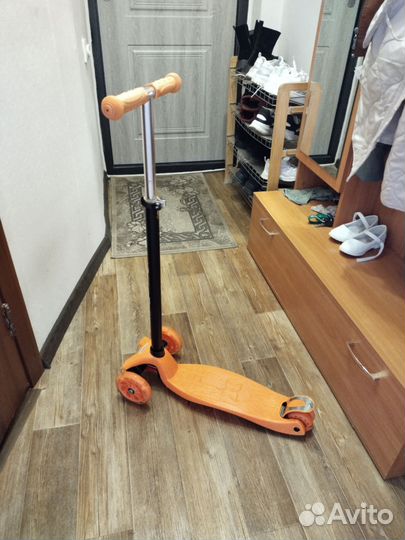 Самокат детский трехколесный бу