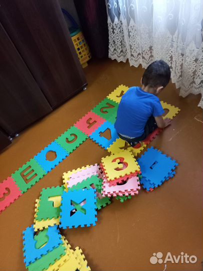 Детский коврик пазл