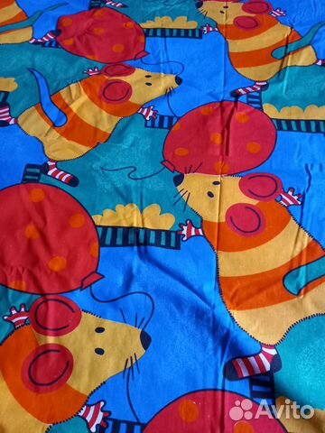 Ткань х/б бязь цветная