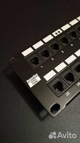 Патч панель 48 портов Hyperline voice panel