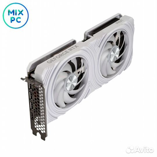 Видеокарта RTX4060Ti 8GB Palit Dual White NE6406T019P1-1048L