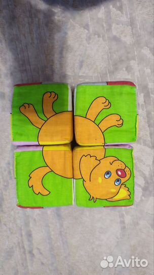 Кубики мягкие