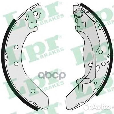 Колодки торм.бар.honda civic 94-01 06040 Lpr