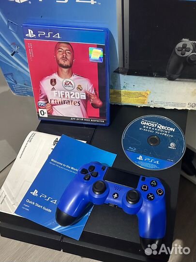 Ps4 500gb + подписка