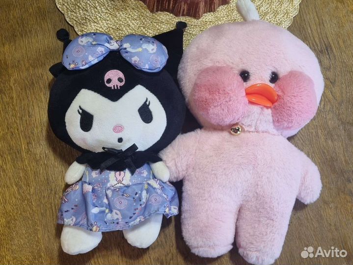 Мягкая игрушка утка лалафанфан, хэллоу китти