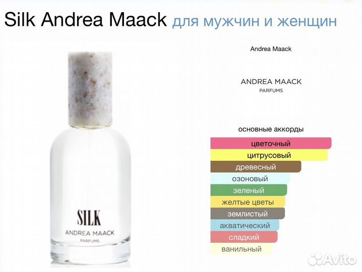 Silk Andrea Maack 50 ml edp в коробке