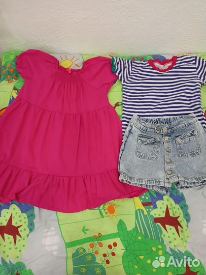 Вещи пакетом для девочки 128 134