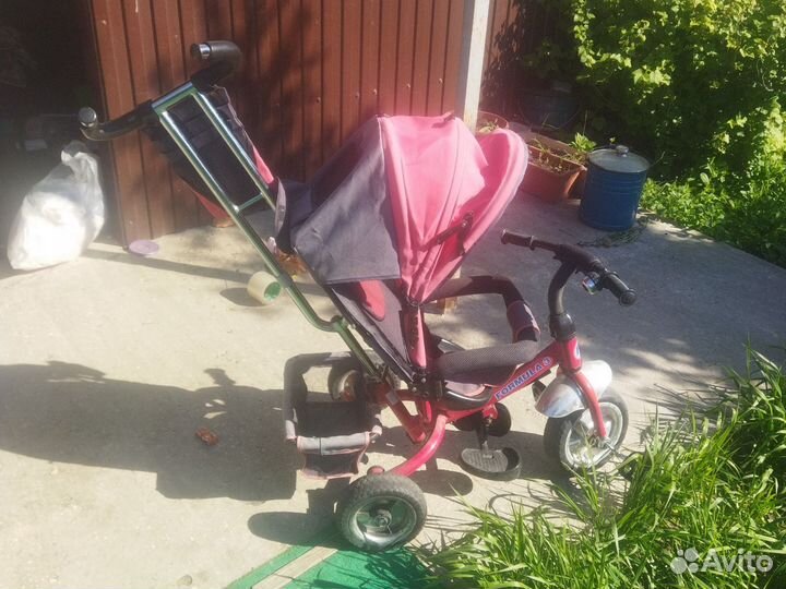 Детский велосипед с ручкой